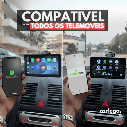 carlega CarPlay/AndroidAuto Portátil 