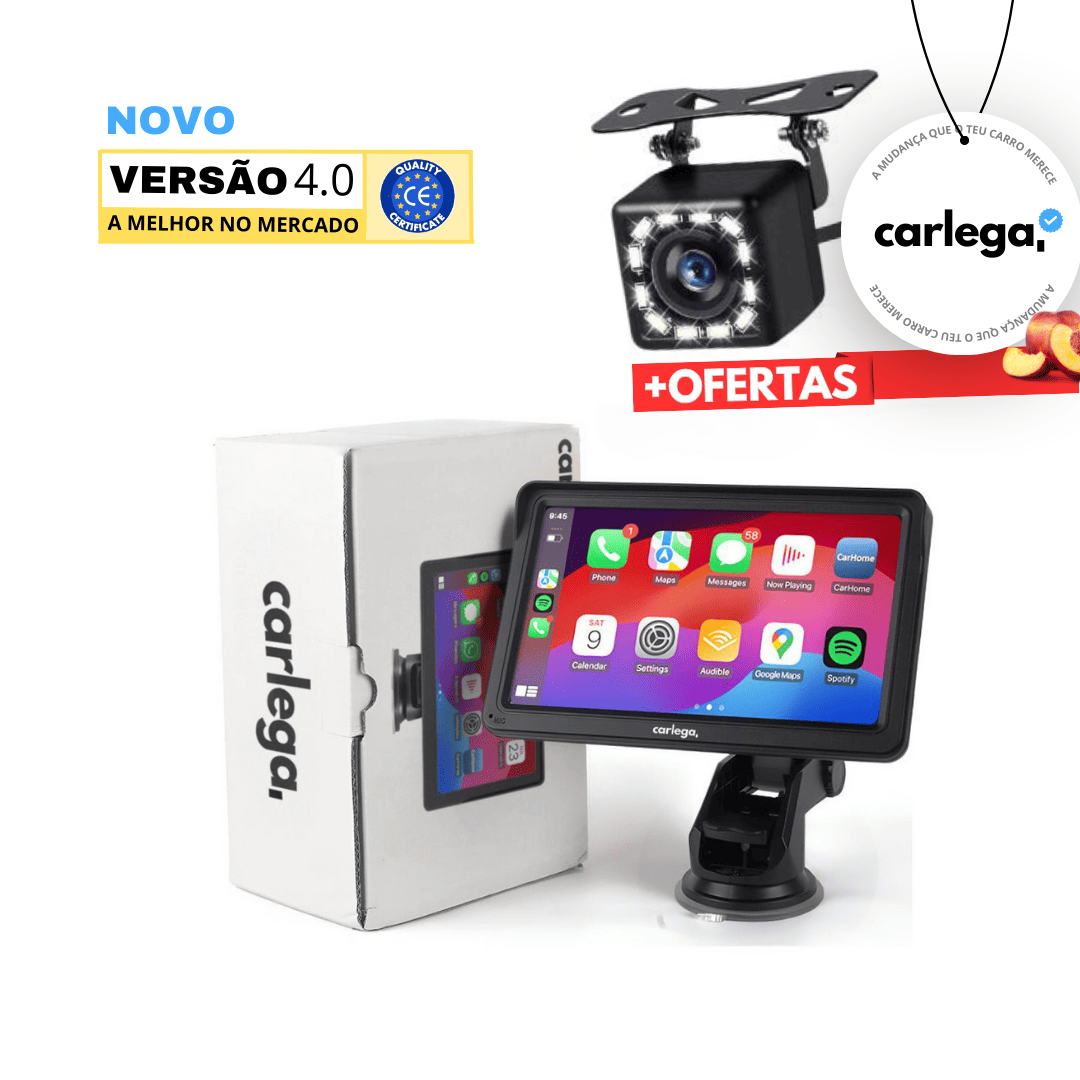 carlega CarPlay/AndroidAuto Portátil 